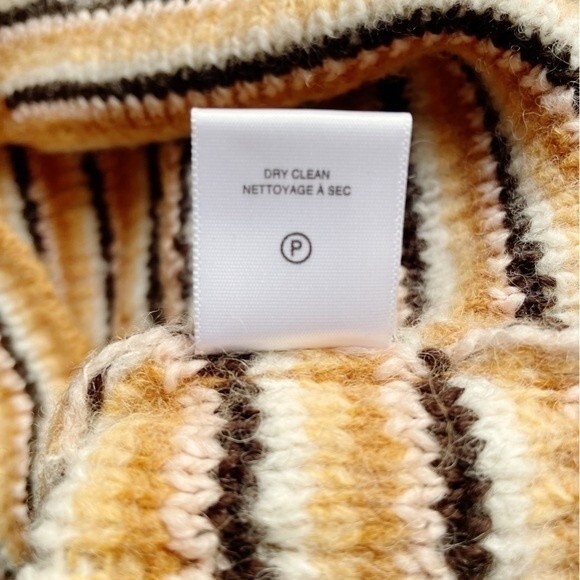 NWT A.L.C. Sweater Rebekah Cardigan Cashew Multi Stripe Button Front Size XS NEW - Picture 13 of 14